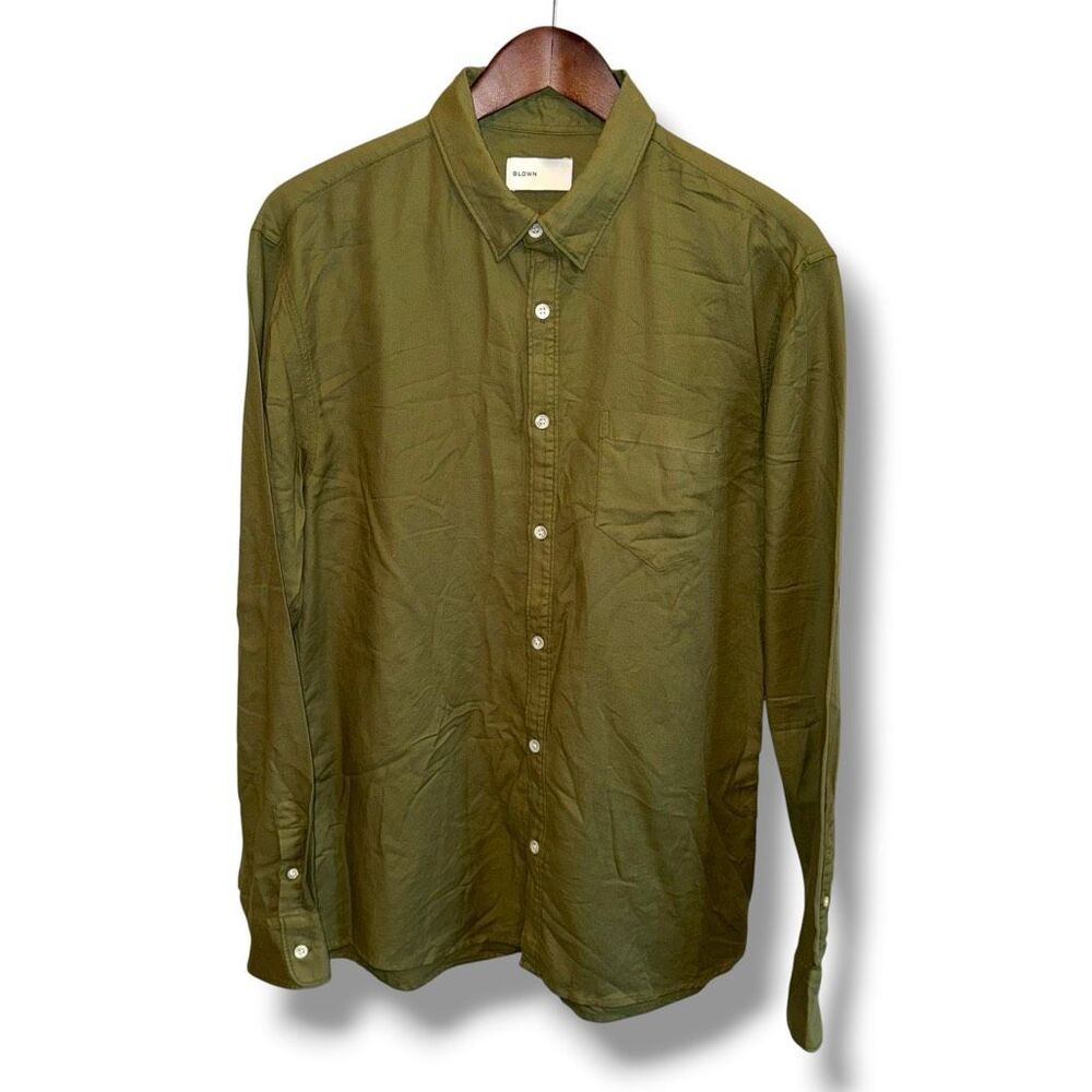 Bldwn Green Lightweight Button Down Men’s Sz M